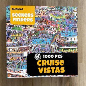 Quokka - Seekers Finders "Cruise Vistas" 1000 pc Jigsaw Puzzle